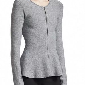 Theory Peplum Long Sleeve Top